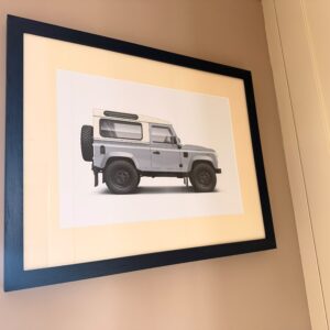 Framed A3 Ethos Limited Edition Print with glass